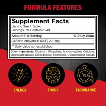 Mutant Caffeine 240 Tab